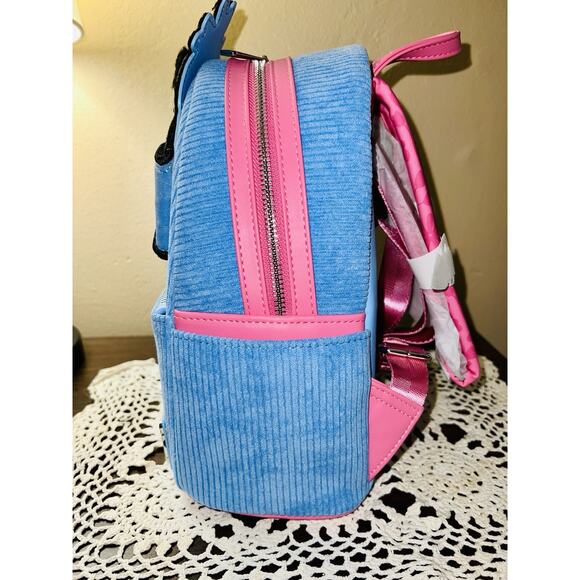 Loungefly Disney Winnie the Pooh Eeyore Peeking Corduroy Backpack & Coin Bag - Picture 3 of 8